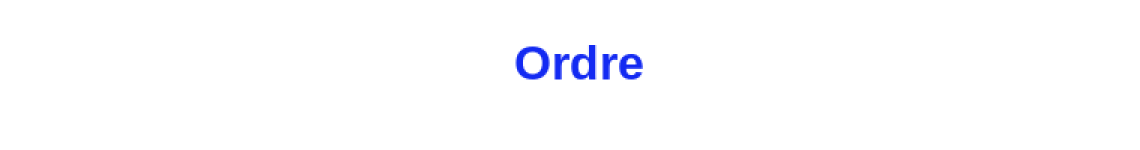 ordre